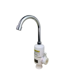 Robinet instant electric pentru apa Mixxus, 3 kW, din plastic si otel inoxidabil