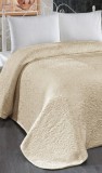 Cumpara ieftin Pătură pentru pat dublu 210x240cm, acril, Serra Off white