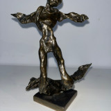 Triton înaripat ( 1972) de Salvador Dali, bronz semnat