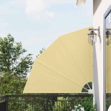 Ecran de intimitate pentru balcon Nisipiu 140 x 140 cm țesătură