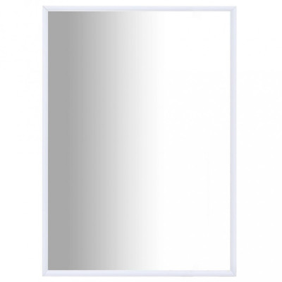 Oglindă, alb, 70x50 cm foto