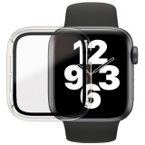 Folie Protectie Ecran PanzerGlass pentru Apple Watch Series 4 40mm / Apple Watch Series 5 40mm / Apple Watch Series 6 40mm, Sticla securizata, Full Fa