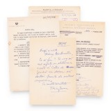 Uniunea Scriitorilor, șapte adrese pentru Geo Dumitrescu, cu semnături olografe