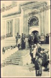 883 - CURTEA de ARGES, Monastery, 400 de ani, prezent in imagine si G.lul Alex. AVERESCU - old postcard - unused - 1917