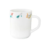 Set 6 Cani din Opal Albe Model Minerva 250ml DNC51772