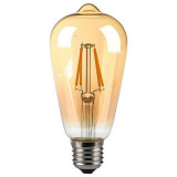 BEC LED ST64 E27 8W CU FILAMENT 2200K ALB CALD MODEL EDISON, Oem