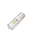 Led auto PORTOCALIU 80W BA15S / P21W, 12V-24V Canbus led CREE Portocaliu
