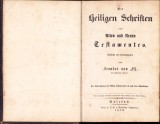 HST 438SP Die Heiligen Schriften des Alten und Neuen Testamentes 1870