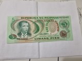 bancnota filipine 5 p 1970