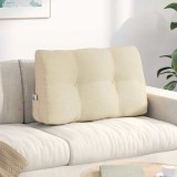 vidaXL Perna pentru spate Crem 80 x 24 x 50 cm țesătură 42014419