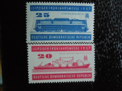 DDR-TRANSPORT,VAPOARE-SERIE COMPLETA-NESTAMPILATE foto