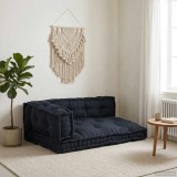 vidaXL Perna pentru canapea pe palet 3 pcs Antracit 120 x 80 x 38 cm 4019083