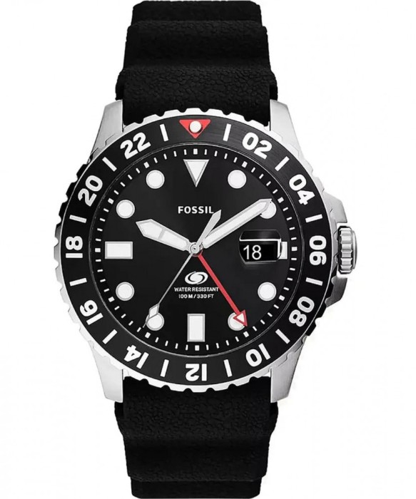 Ceas Barbati, Fossil, Blue GMT FS6036 - Marime universala