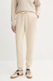 Armani Exchange pantaloni de trening culoarea bej, uni, XW000824 AF10818