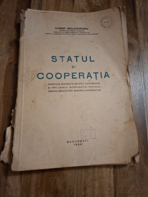 Statul și Cooperatia - Const. Moldoveanu foto