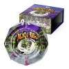 Scrumiera Sticla Best Buds Alien OG, 4 Notch-uri Jointuri, Cutie Cadou, Design Extraterestri Mov, Cristal Inalta Calitate