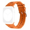 Curea Silicon, compatibila Apple Watch 9|8|7|6|5|4|3|2|1 Series, 49mm|45mm|44mm|42mm, Tangerine Shine