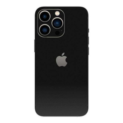 Set Folii Skin Acoperire 360 Compatibile cu Apple iPhone 15 Pro Max - ApcGsm Wraps Skin Color Black Matt foto