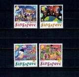 Singapore 2000 - Expo filatelic, concurs desene, serie neuzata