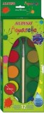 Set acuarele Alpino, 12 buc + 1 pensula