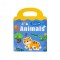 Carte Puzzle cu 34 stickere reutilizabile, Animale