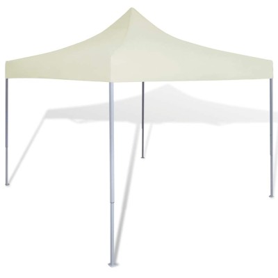 41463 vidaXL Cream Foldable Tent 3 x 3 m foto
