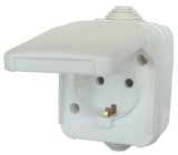 Priza cu Capac AG PT CP IP 44 - 658192, Evotools