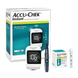 Glucometru Accu Chek Instant,Lansator Ace SoftClix,60 Teste,60 Ace,Borseta, ROCHE