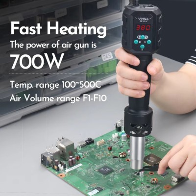 Suflanta cu aer cald 700W temperatura si debit aer reglabile Yihua 8858 IV foto