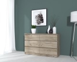Comoda MP6 6S,130x44x80 cm, Stejar K002, MP