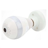 Cumpara ieftin Camera Supraveghere Tip Bec IP Wireless 360&deg; Panoramic Full HD 1080P, Monitorizare WiFi, Audio, Detectie Miscare, Aplicatie Android/iOS