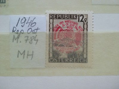 1946- Austria-Rep.Ost.-Mi784-MH foto