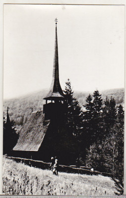 bnk cp Muntii Apuseni - Biserica de lemn de la Rieni - necirculata foto