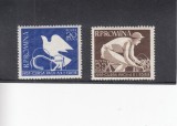 ROMANIA 1957 LP 430 CURSA PACII SERIE MNH, Nestampilat