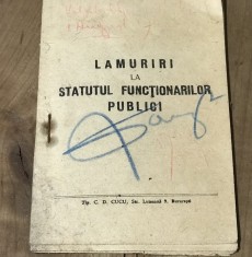DVP1 Lamuriri la Statul functionarilor publici foto