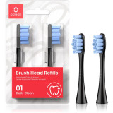 Cumpara ieftin Oclean Brush Head Standard Clean P2S5 capete de schimb pentru periuta de dinti Black 2 buc