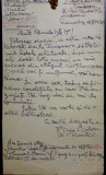 Autograf: Cioloca Dimitrie - Scrisoare catre istoricul literar A.Millea (1960)