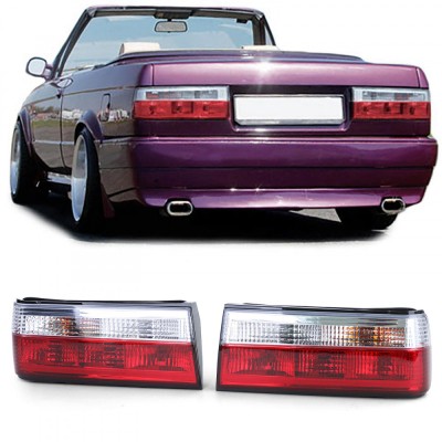 Stop stopuri triple BMW E30 facelift FL rosu/clar NOU foto