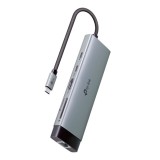 DOCKING STATION TP-Link, porturi USB: USB 3.0x3 + USB-C PDx1, USB-C x 1, 1 x HDMI, RJ-45 Gigabit x 1 conectare prin USB Type-C,lungime cablu 10 cm, gr