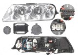 Far Volkswagen Touareg (7l), 10.2002-12.2006, fata, Stanga, xenon; D1S+H7+PY21W+W5W; electric; fara unitate control; fara ballast; cu motor, DEPO