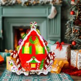 Balonul de Craciun - folie de aluminiu - turta dulce - 67 x 71 cm