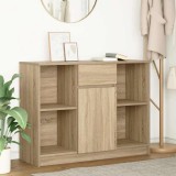 vidaXL Bufetă cu sertar Stejar Sonoma 101x35x76 cm Lemn prelucrat