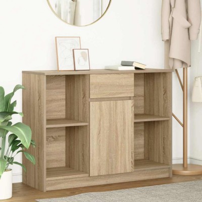 vidaXL Bufetă cu sertar Stejar Sonoma 101x35x76 cm Lemn prelucrat 861564 foto