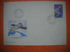 HOPCT PLIC FDC 2681 COSMOS II - 1969-COSMOS / SPACE-ROMANIA foto