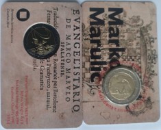 CROATIA moneda 2 euro comemorativa 2024_MARKO MARULIC, coin card