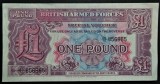 BANCNOTA MILITARA 1 POUND - MAREA BRITANIE, anul 1948 * cod 378 - seria 2 = UNC