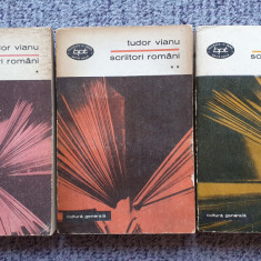 Scriitori romani, Tudor Vianu, 1970, 3 volume, 1400 pagini