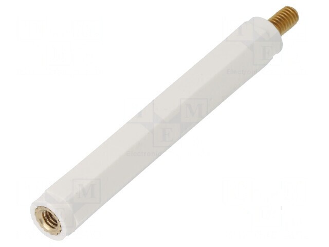 Bucșă izolantă M4 60mm UL94V-2 poliamidă