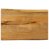 vidaXL Blat masă cu margini naturale, 50x40x2,5 cm, lemn masiv mango