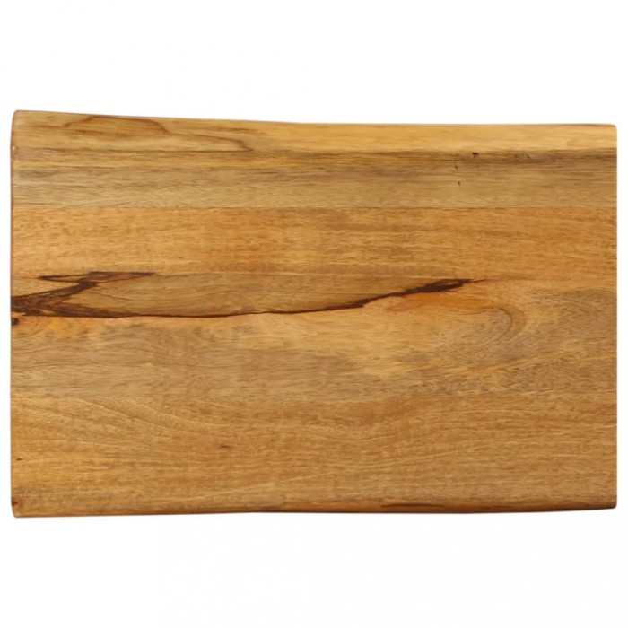 Blat masă cu margini, 70x40x3,8 cm, lemn masiv mango